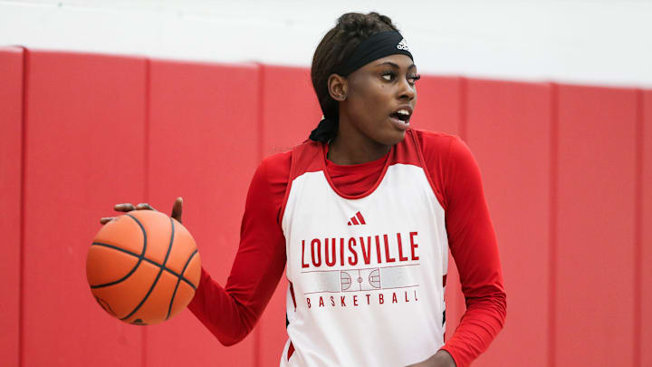 Eseosa Imafidon from Benin-City, Nigeria is a 6-5 center for Louisville. Oct. 31, 2023. Eseosa Imafidon from Benin-City, Nigeria is a 6-5 center for Louisville. Oct. 31, 2023.