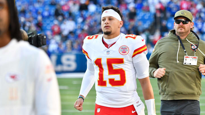 Patrick Mahomes switched from quarterbacking to predicting with his College GameDay pick on Indiana-Penn State