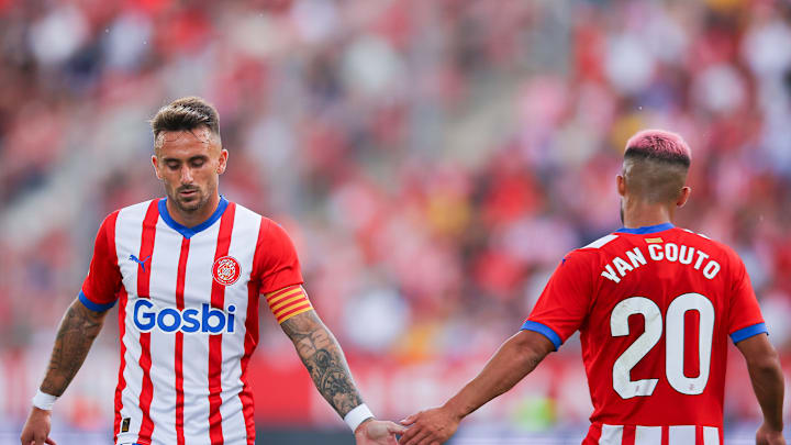 Aleix Garcia (l.) und Yan Couto (r.) Aleix Garcia (l.) und Yan Couto (r.)