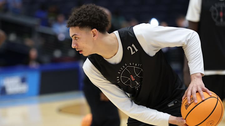 San Diego State Aztecs guard Miles Byrd. San Diego State Aztecs guard Miles Byrd.