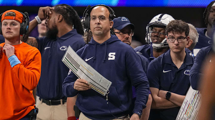 Penn State Nittany Lions head coach James Franklin