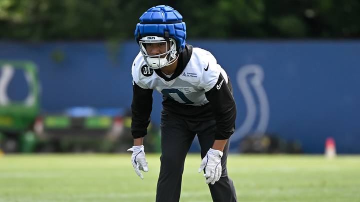 Indianapolis Colts safety Cam Bynum (0) participates in a drill during minicamp at Indiana Farm Bureau Football Center. Indianapolis Colts safety Cam Bynum (0) participates in a drill during minicamp at Indiana Farm Bureau Football Center.