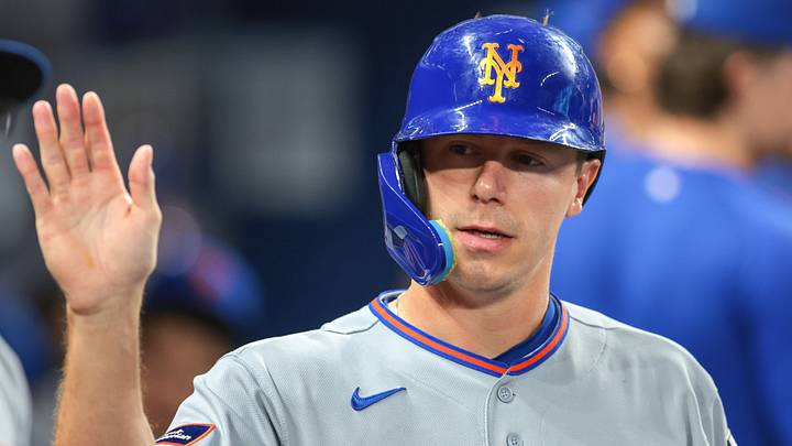 Sep 9, 2026; Miami, Florida, USA; New York Mets designated hitter Jared Young (29) celebrates after scoring against the Miami Marlins during the second inning at loanDepot Park. Mandatory Credit: Sam Navarro-Imagn Images Sep 9, 2026; Miami, Florida, USA; New York Mets designated hitter Jared Young (29) celebrates after scoring against the Miami Marlins during the second inning at loanDepot Park. Mandatory Credit: Sam Navarro-Imagn Images