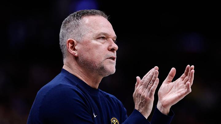 Mar 14, 2025; Denver, Colorado, USA; Denver Nuggets head coach Michael Malone in the second quarter against the Los Angeles Lakers at Ball Arena. Mandatory Credit: Isaiah J. Downing-Imagn Images Mar 14, 2025; Denver, Colorado, USA; Denver Nuggets head coach Michael Malone in the second quarter against the Los Angeles Lakers at Ball Arena. Mandatory Credit: Isaiah J. Downing-Imagn Images