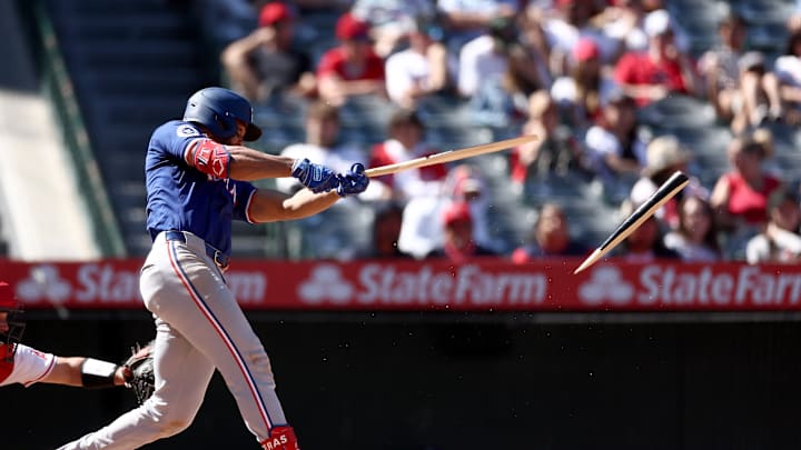 Texas Rangers v Los Angeles Angels