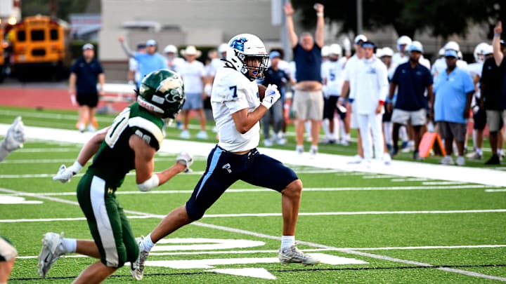 Saint Stephen's hosted The Out-of-Door Academy in Bradenton, Friday evening Sept. 6, 2024. The Out-of-Door Academy wins 12-2 over Saint Stephen's.