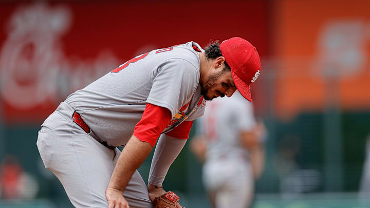 Jul 23, 2025; Denver, Colorado, USA; St. Louis Cardinals third baseman Nolan Arenado (28) in the eighth inning against the Colorado Rockies at Coors Field. Mandatory Credit: Isaiah J. Downing-Imagn Images Jul 23, 2025; Denver, Colorado, USA; St. Louis Cardinals third baseman Nolan Arenado (28) in the eighth inning against the Colorado Rockies at Coors Field. Mandatory Credit: Isaiah J. Downing-Imagn Images