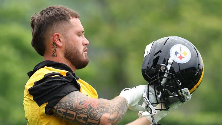 Jun 9, 2026; Pittsburgh, PA, USA; Pittsburgh Steelers linebacker Nick Herbig (51) participates in drills during Minicamp at UPMC Rooney Sports Complex. Mandatory Credit: Charles LeClaire-Imagn Images Jun 9, 2026; Pittsburgh, PA, USA; Pittsburgh Steelers linebacker Nick Herbig (51) participates in drills during Minicamp at UPMC Rooney Sports Complex. Mandatory Credit: Charles LeClaire-Imagn Images