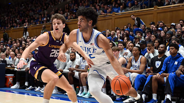 Duke Blue Devils guard Cayden Boozer Duke Blue Devils guard Cayden Boozer