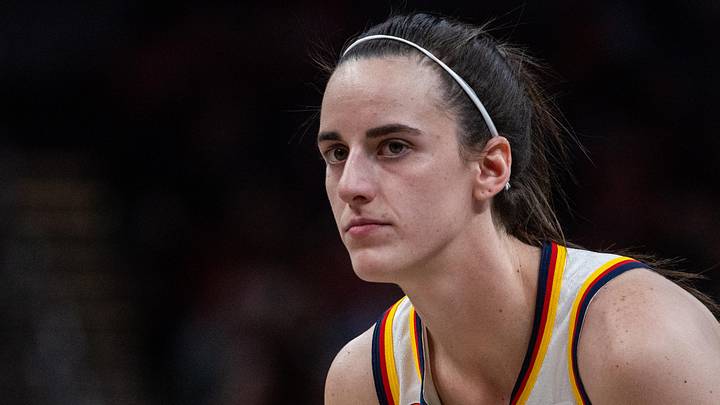 Apr 30, 2026; Indianapolis, IN, USA; Indiana Fever guard Caitlin Clark (22) before the game against the Dallas Wings at the Gainbridge Fieldhouse. Mandatory Credit: Trevor Ruszkowski-Imagn Images