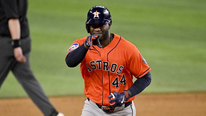 Houston Astros designated hitter Yordan Alvarez is a great prop target on Thursday. Houston Astros designated hitter Yordan Alvarez is a great prop target on Thursday.