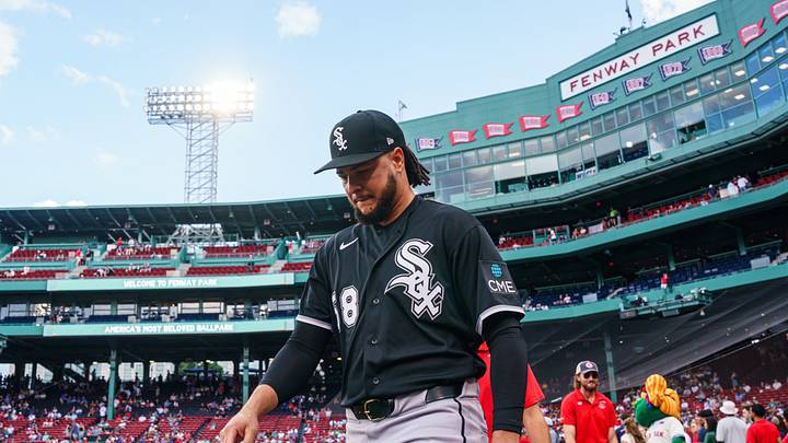 Aug 6, 2026; Boston, Massachusetts, USA; Chicago White Sox pitcher Luis Castillo (58) walks to the bullpen before the start of the game against the Boston Red Sox at Fenway Park. Mandatory Credit: David Butler II-Imagn Images