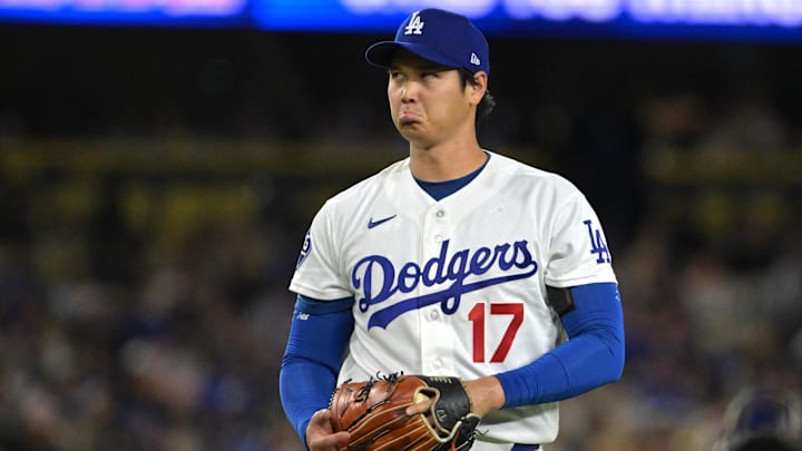Los Angeles Dodgers starting pitcher Shohei Ohtani.