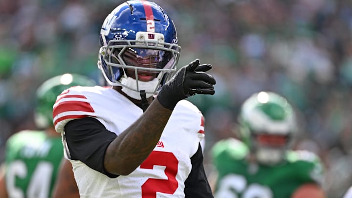 New York Giants cornerback Deonte Banks 