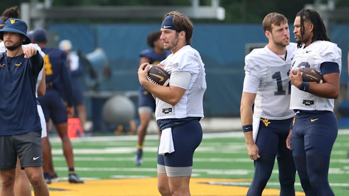 West Virginia University quarterback Nicco Marchiol