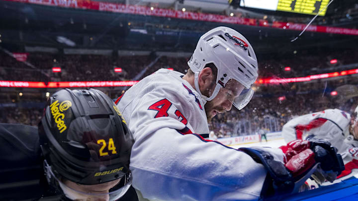 Tom Wilson, Washington Capitals Mandatory Credit: Bob Frid-Imagn Images