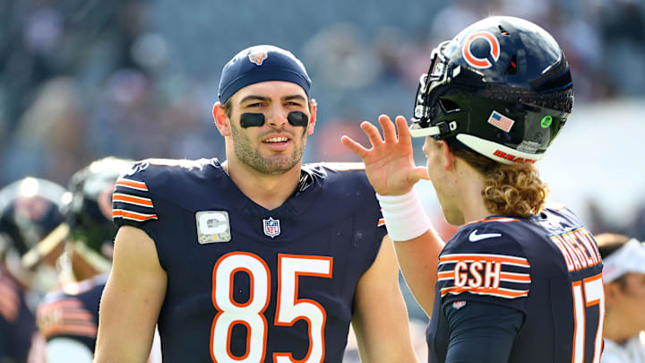 Cole Kmet has been underutilized most of the year.