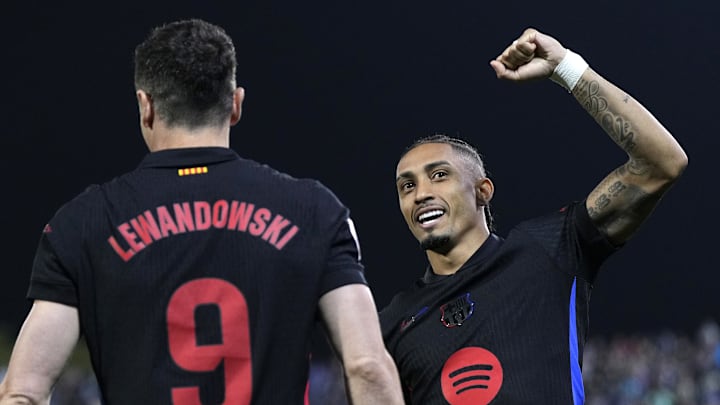 Raphinha fez o cruzamento que gerou o gol do Barça