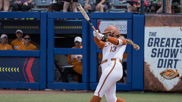 May 28, 2026; Oklahoma City, OK, USA;  Texas Longhorns pitcher Hannah Wells