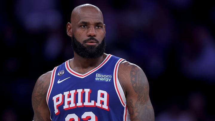Oct 20, 2026; New York, New York, USA; Philadelphia 76ers forward LeBron James (23) on the court before the start of the second quarter against the New York Knicks at Madison Square Garden. Mandatory Credit: Brad Penner-Imagn Images Oct 20, 2026; New York, New York, USA; Philadelphia 76ers forward LeBron James (23) on the court before the start of the second quarter against the New York Knicks at Madison Square Garden. Mandatory Credit: Brad Penner-Imagn Images