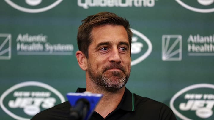New York Jets Introduce Quarterback Aaron Rodgers
