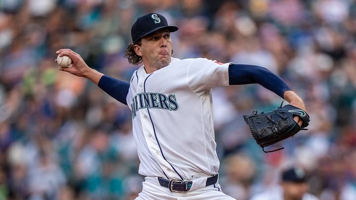Seattle Mariners starting pitcher Logan Gilbert would be an intriguing trade option for the New York Mets if they weren't able to land Tarik Skubal in free agency this offseason. Seattle Mariners starting pitcher Logan Gilbert would be an intriguing trade option for the New York Mets if they weren't able to land Tarik Skubal in free agency this offseason.