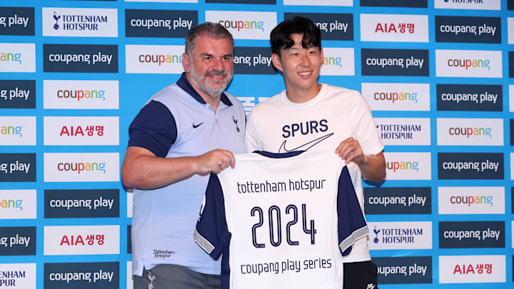 Tottenham Hotspur Training Session - Son and Ange 