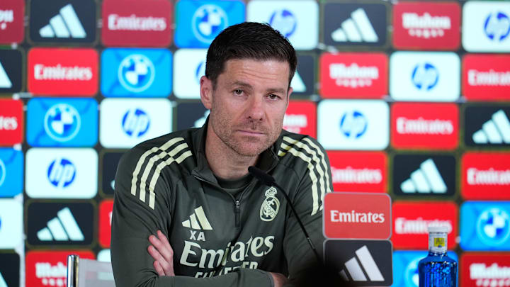 Xabi Alonso Press Conference For Real Madrid - Laliga Ea Sports