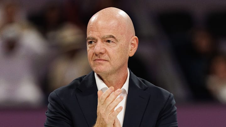Gianni Infantino, président de la FIFA n'a pas encore réagi à la possibilité de voir l'Iran ne pas jouer la Coupe du Monde