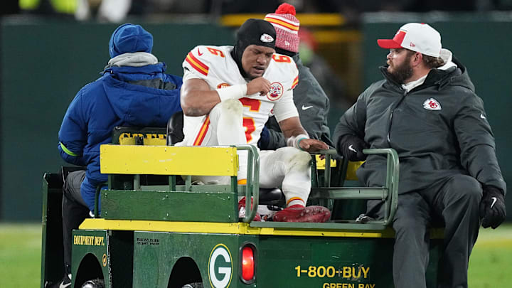 Bryan Cook appears to have avoided a major injury to his ankle