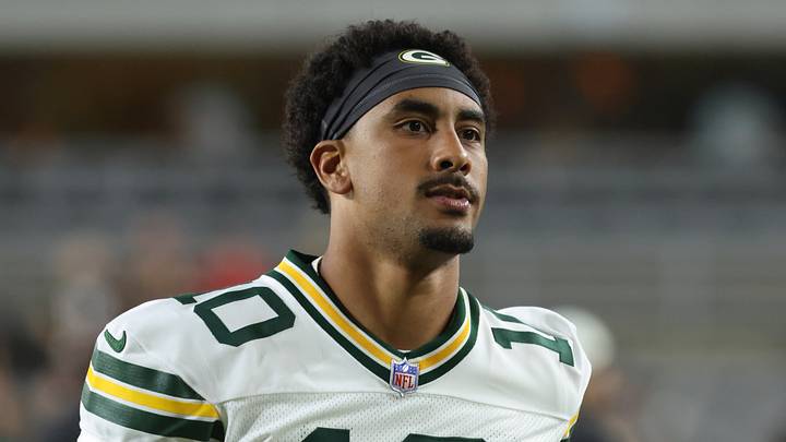 Aug 13, 2026; Pittsburgh, Pennsylvania, USA;  Green Bay Packers quarterback Jordan Love (10) exits the field after playing the Pittsburgh Steelers at Acrisure Stadium. Mandatory Credit: Charles LeClaire-Imagn Images