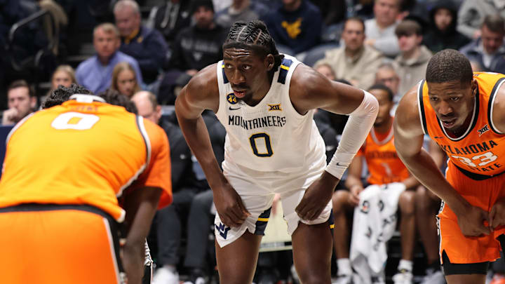 West Virginia University center Eduardo Andre West Virginia University center Eduardo Andre