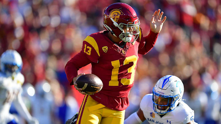  Southern California Trojans quarterback Caleb Williams