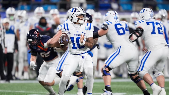 Former Duke quarterback Darian Mensah transferred to Miami, setting up a rematch between him and Clemson on Oct. 3. 