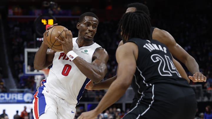Jalen Duren paced the Pistons in a 53-point win over the Nets. Jalen Duren paced the Pistons in a 53-point win over the Nets.