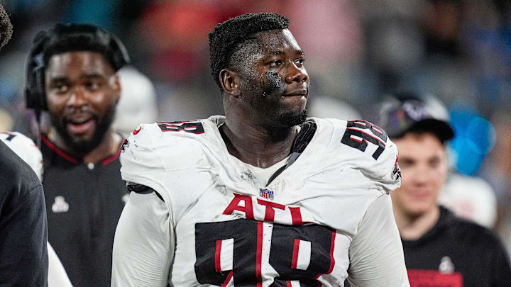 Atlanta Falcons defensive tackle Ruke Orhorhoro
