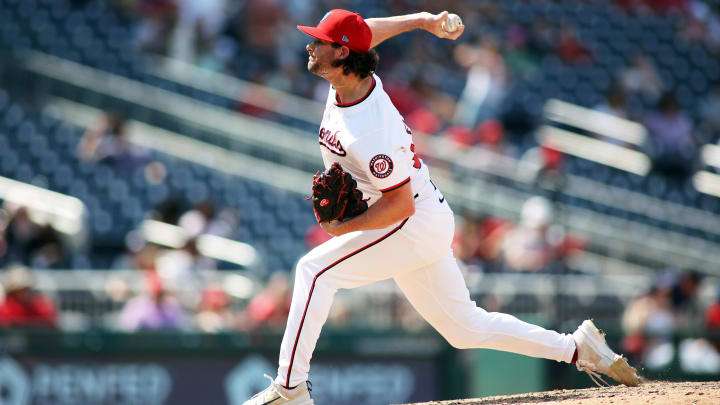 Jun 16, 2024; Washington, District of Columbia, USA; Washington Nationals pitcher Kyle Finnegan (67) throws during the ninth inning in a game against the Miami Marlins at Nationals Park. Mandatory Credit: Daniel Kucin Jr.-USA TODAY Sports Jun 16, 2024; Washington, District of Columbia, USA; Washington Nationals pitcher Kyle Finnegan (67) throws during the ninth inning in a game against the Miami Marlins at Nationals Park. Mandatory Credit: Daniel Kucin Jr.-USA TODAY Sports