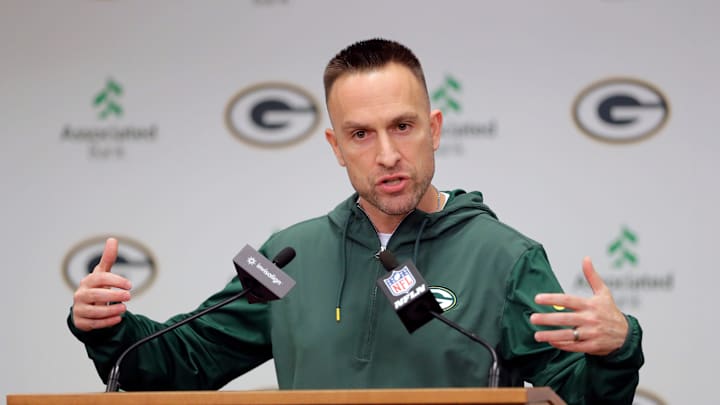 Green Bay Packers defensive coordinator Jeff Hafley speaks during a press conference Thursday, February 22, 2024, at Lambeau Field in Green Bay, Wis. 

Dan Powers/USA TODAY NETWORK-Wisconsin.
