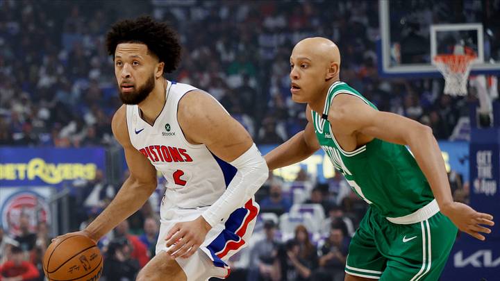 Oct 20, 2026; Detroit, Michigan, USA; Detroit Pistons guard Cade Cunningham (2) dribbles in the first half against the Boston Celtics at Little Caesars Arena. Mandatory Credit: Rick Osentoski-Imagn Images Oct 20, 2026; Detroit, Michigan, USA; Detroit Pistons guard Cade Cunningham (2) dribbles in the first half against the Boston Celtics at Little Caesars Arena. Mandatory Credit: Rick Osentoski-Imagn Images