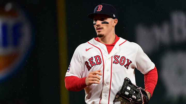 Sep 9, 2026; Boston, Massachusetts, USA; Boston Red Sox left fielder Jarren Duran (16) runs off the field during the sixth inning against the Los Angeles Angels at Fenway Park. Mandatory Credit: Bob DeChiara-Imagn Images Sep 9, 2026; Boston, Massachusetts, USA; Boston Red Sox left fielder Jarren Duran (16) runs off the field during the sixth inning against the Los Angeles Angels at Fenway Park. Mandatory Credit: Bob DeChiara-Imagn Images