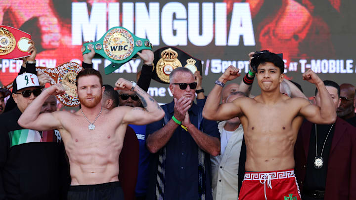 Canelo Alvarez v Jaime Munguia - Weigh-in