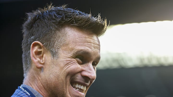 Seattle Mariners general manager Jerry Dipoto talks during an interview before a game against the Houston Astros at T-Mobile Park in 2022. Seattle Mariners general manager Jerry Dipoto talks during an interview before a game against the Houston Astros at T-Mobile Park in 2022.