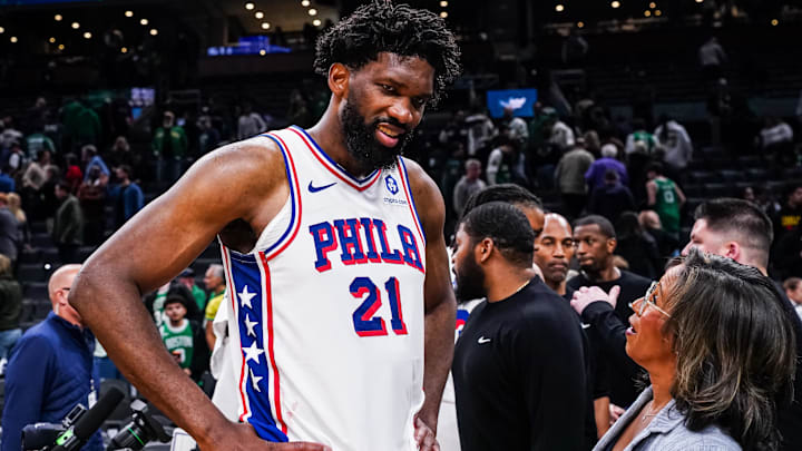 Philadelphia 76ers center Joel Embiid.