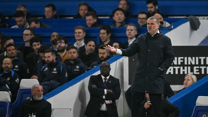 Ange during the defeat at Chelsea