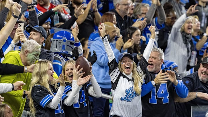 Detroit Lions fans. Detroit Lions fans.