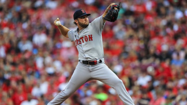 Boston Red Sox starting pitcher Kutter Crawford. Boston Red Sox starting pitcher Kutter Crawford.