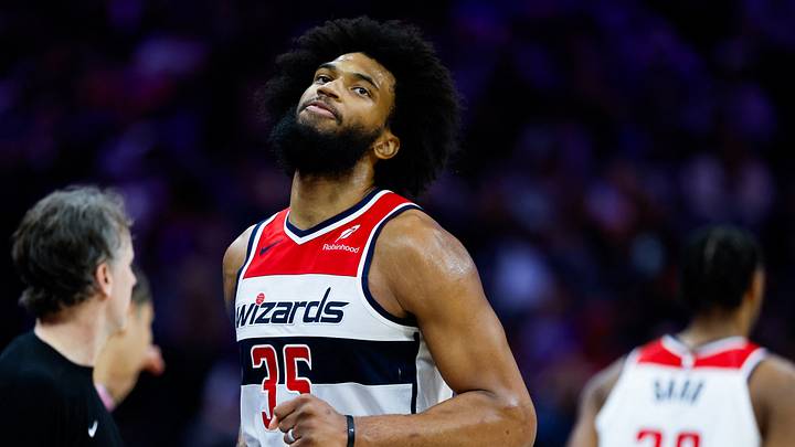 Jan 16, 2026; Sacramento, California, USA; Washington Wizards forward Marvin Bagley III (35) exits the game in the fourth quarter against the Sacramento Kings at Golden 1 Center. Mandatory Credit: Sergio Estrada-Imagn Images Jan 16, 2026; Sacramento, California, USA; Washington Wizards forward Marvin Bagley III (35) exits the game in the fourth quarter against the Sacramento Kings at Golden 1 Center. Mandatory Credit: Sergio Estrada-Imagn Images