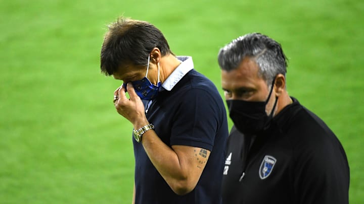 El entrenador Matías Almeyda.