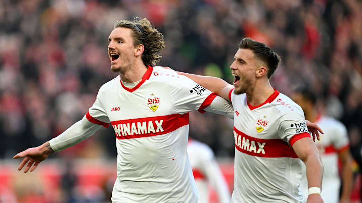 Nick Woltemade (l.) und Ermedin Demirovic (r.) Nick Woltemade (l.) und Ermedin Demirovic (r.)