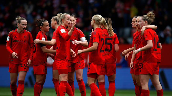 Spielen bald in Portugal: Die Bayern-Frauen Spielen bald in Portugal: Die Bayern-Frauen